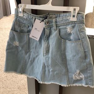 Denim skirt